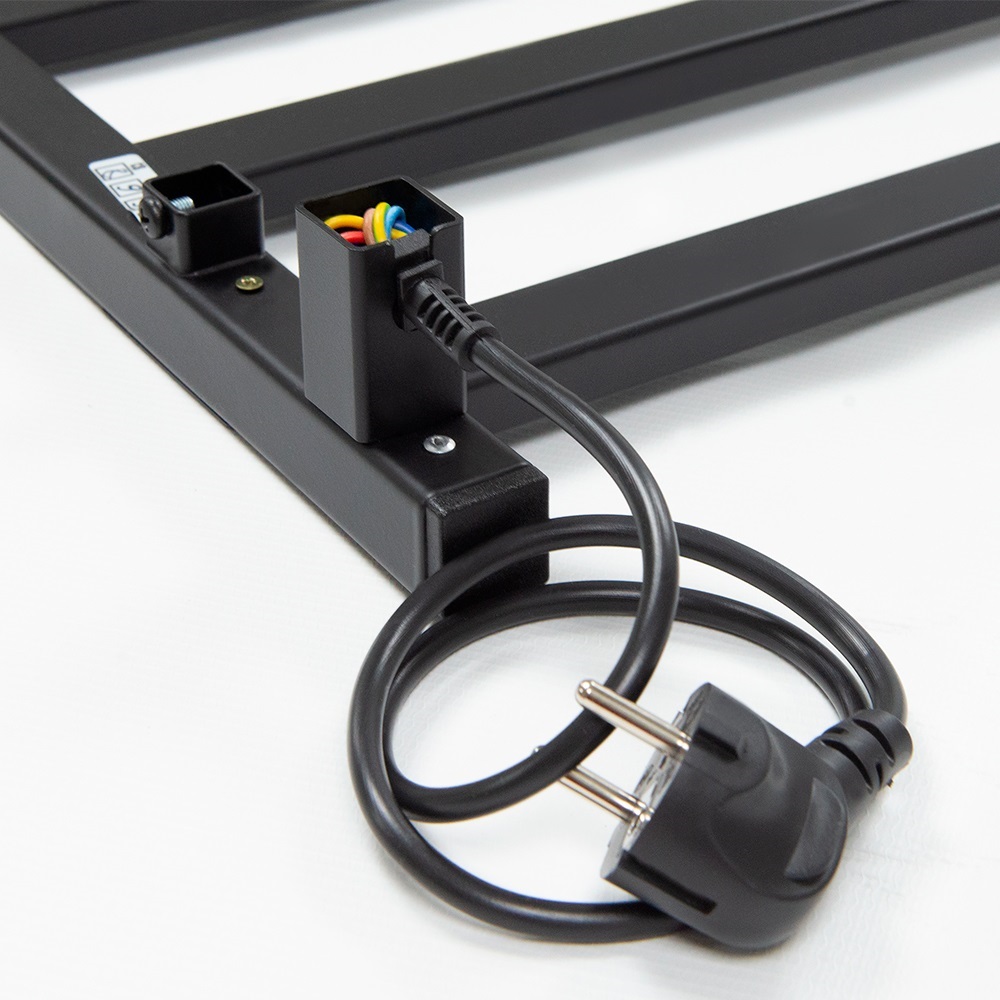 Полотенцесушитель Пэк сп 5 100х50 черный ВГП