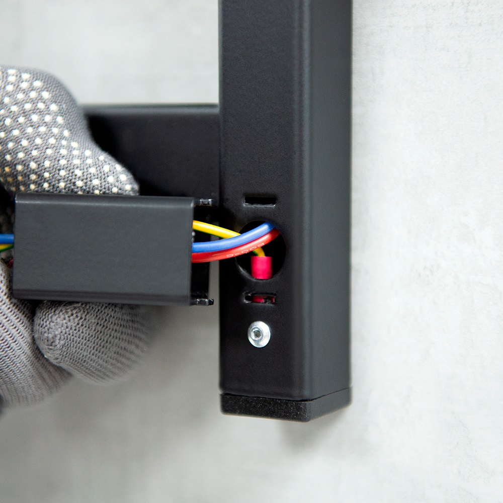 Полотенцесушитель Пэк сп 5 100х50 черный ВГП